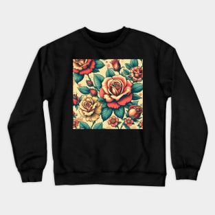 Red Rose Crewneck Sweatshirt